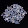 4x6 mm pear faceted natural white blue fire rainbow moonstone loose gemstone