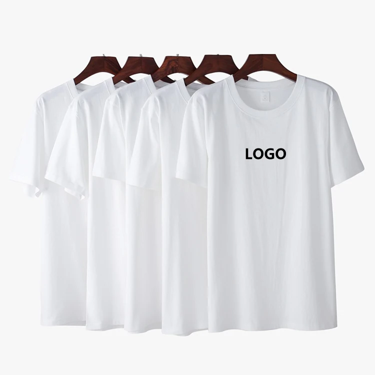 

High Quality 230G Blank T Shirt Wholesale Unisex Plain White Cotton Shirt Custom T Shirt Printing, N/a