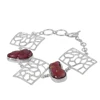 Impressive design ruby gemstone bracelet wholesale 925 sterling silver jewelry handmade bracelets india