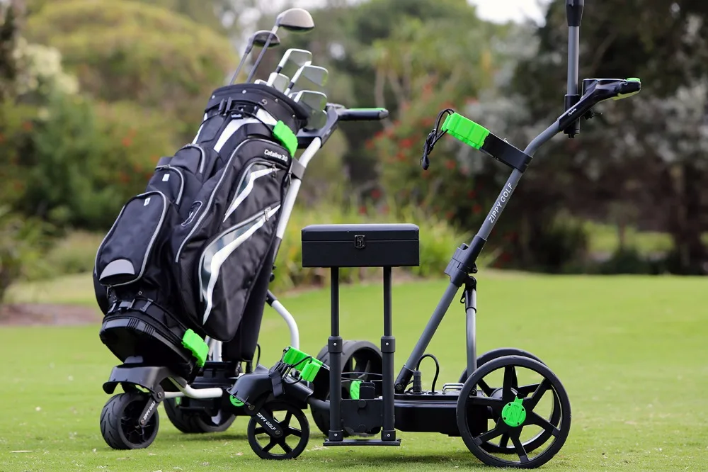 
Amphibian Fully Waterproof & Full Suspension Electric Golf Trolley 