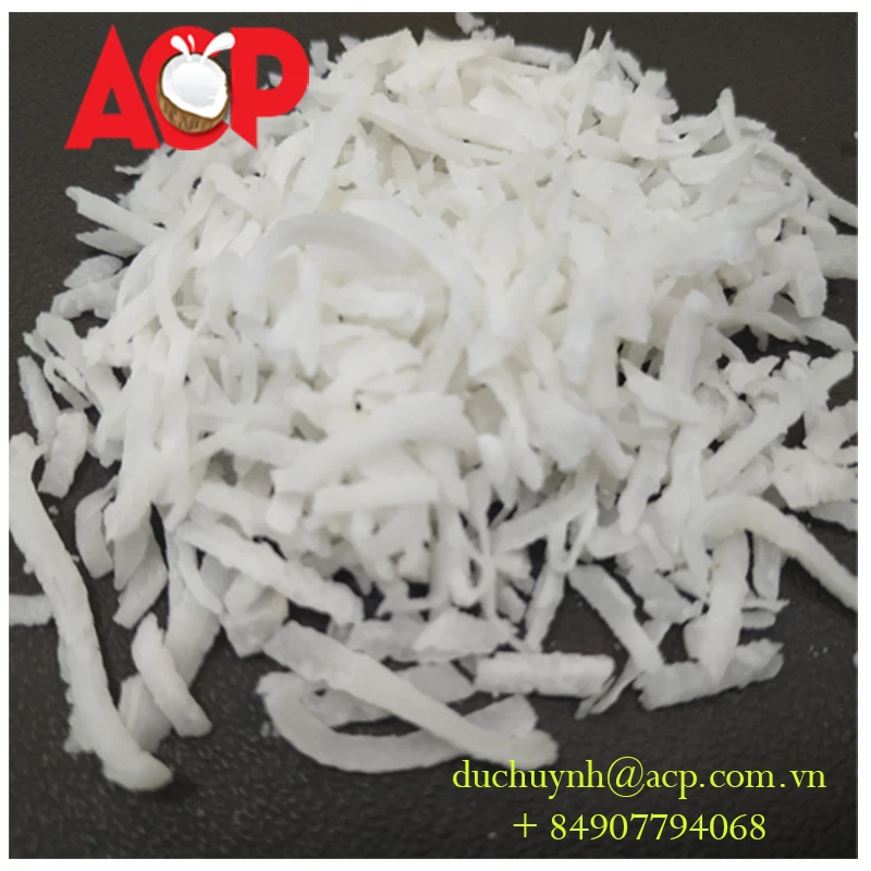 
DESICCATED COCONUT HIGH FAT   CHIP and FLAKE   VIETNAM ORIGIN  BEST PRICE 2018 