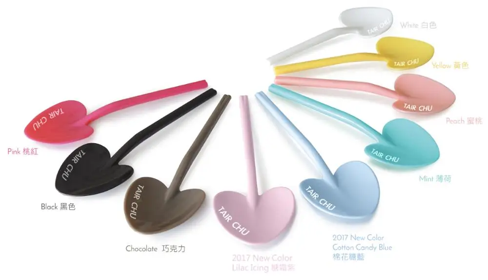 Ice cream plastic spoon