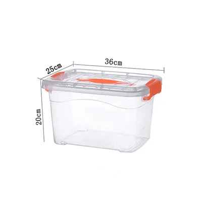 
400827 Large stackable clear pretty containers plastic storage boxes with lids 