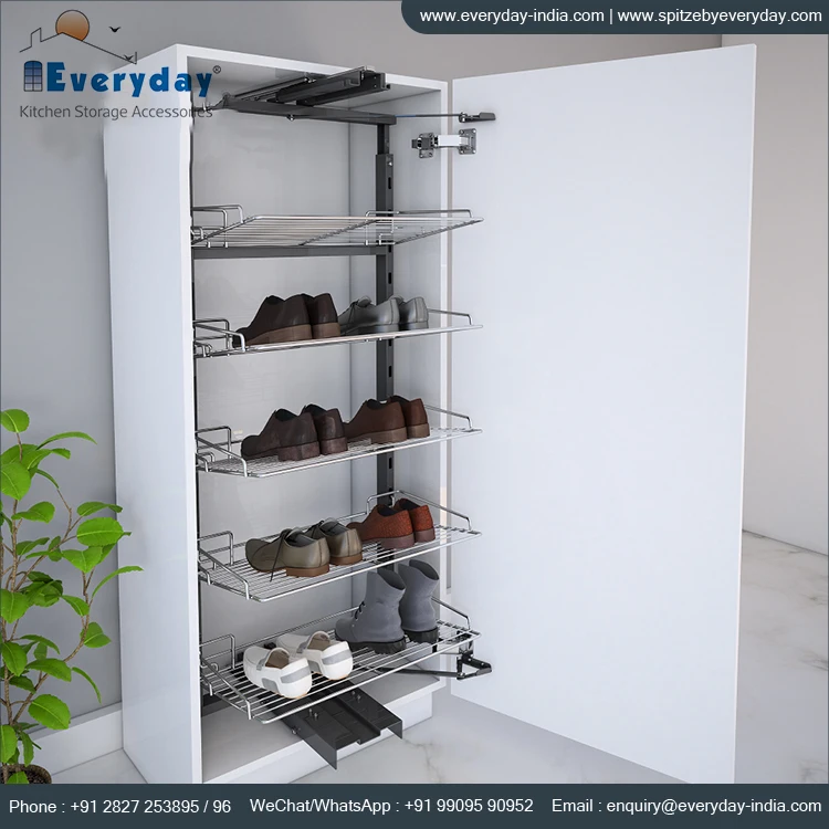 pull out shoe rack