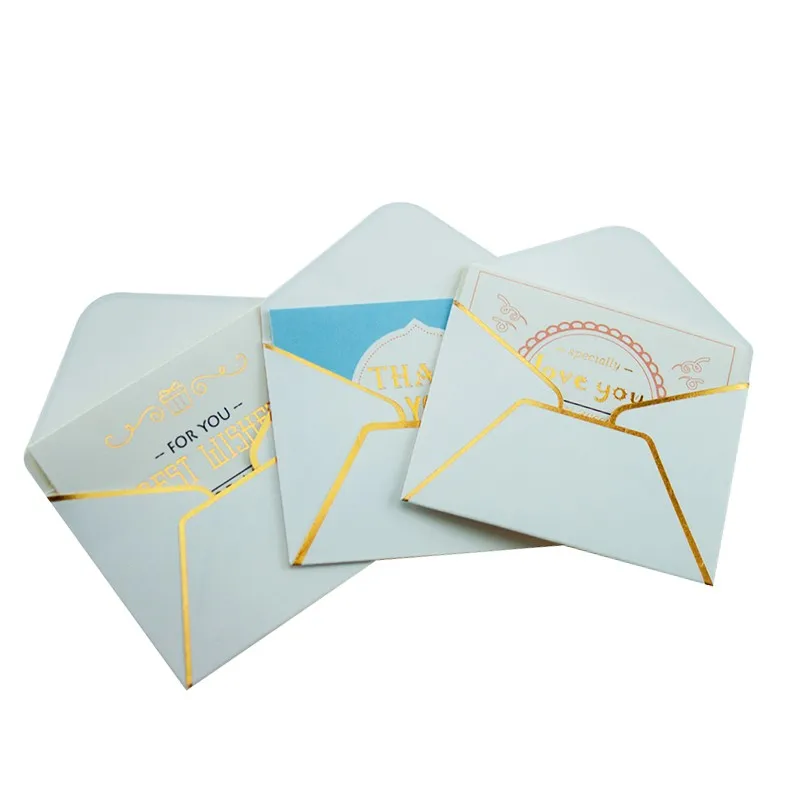 Wholesale Luxury Hot Stamping Custom Design A4 Size Paper Envelopes