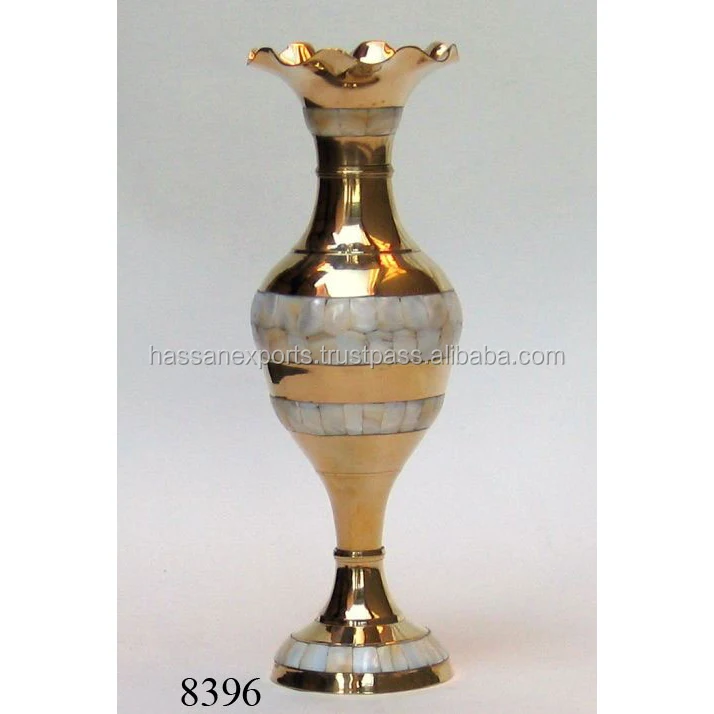 Indian Brass Vase Mother Of Pearl Buy Indian Brass Vase Mother