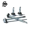 Factory direct DIN tek roofing hex flange washer head self drilling screw roofing metal sheet