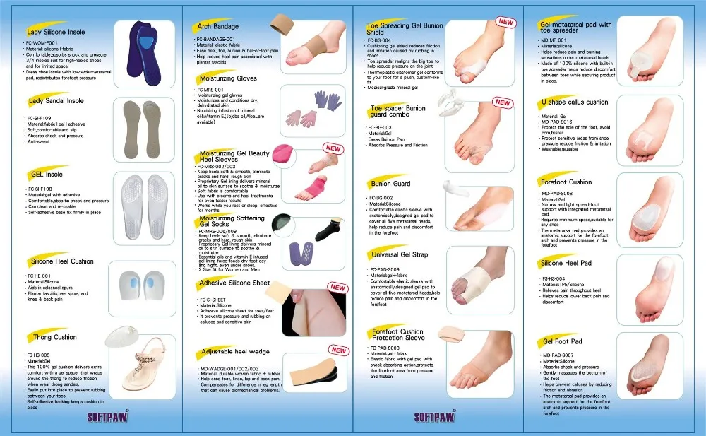 Taiwan New Product Gel Silicone Toe Spreaders Relieve Pressure From Overlapping Toe Wedge