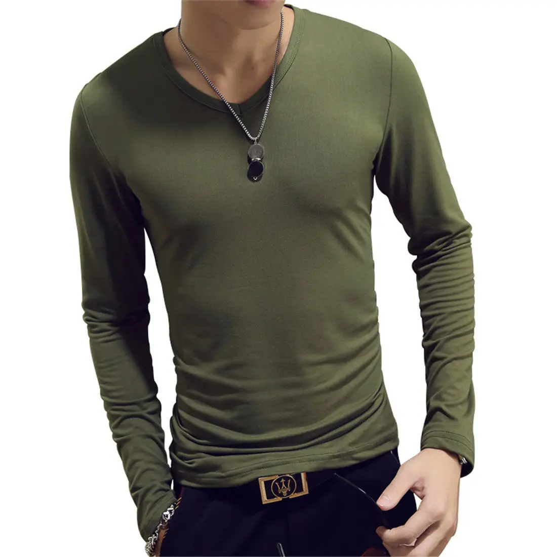 Durable Quality Men Slim Fitted Long Sleeve T-shirts - Buy Cotton Inner