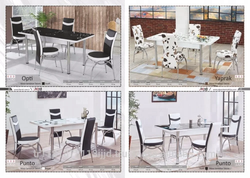 
Extended table + chairs set economic price hot sales saving place smart furniture 
