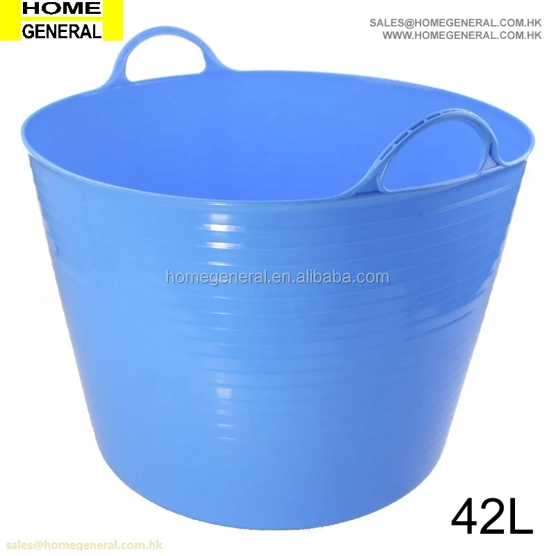 Bucket General Flexible Rubber Bucket All Purpose Bucket Tub Trug ...