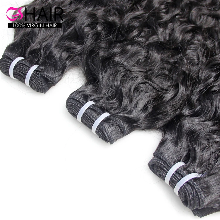 

Crochet braids twist long deep curly human hair 100% human hair drawstring ponytail, Natural black color