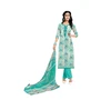 Buy Cream Slab Cotton Palazzo Suit