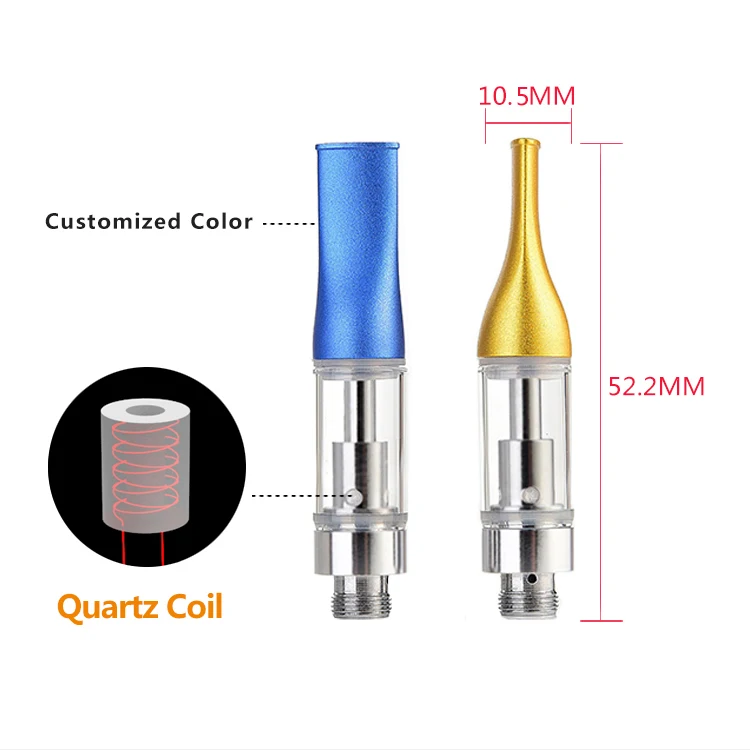 bulk quartz coil glass vap vape pen tank cbd oil cartridge