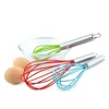 Kitchen Non-Stick Manual Egg Beater / Balloon Whisk Stainless Steel Silicone Egg Whisk