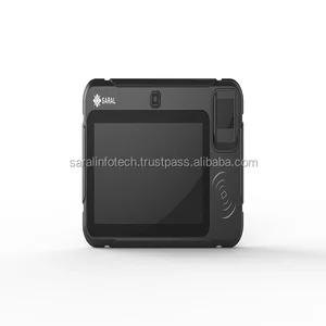 Android 5.1 Industrial Tablet with biometric fingerprint reader barcode reader RFID reader for Time & Attendance