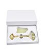 Excellent quality Natural facial roller jade with box