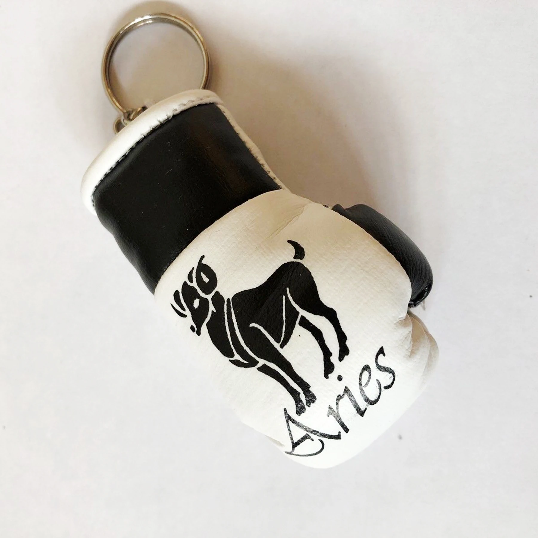 Customized Logo Print Mini Boxing Gloves Keychain Made In Leather Buy