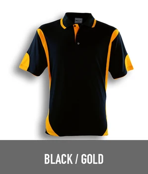 black and gold polo t shirt