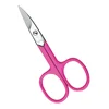 Stylish Stainless Steel Pink Colored High Quality Nail Scissor for Nail and Hair with Sharp Short Blade