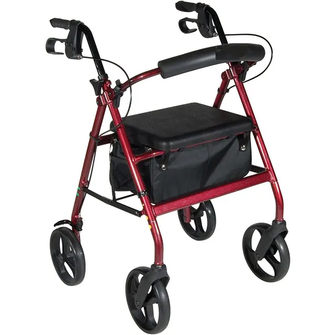 Cheap Mobility Walker Rollator For Disabled Ro527 Folding Steel Easy