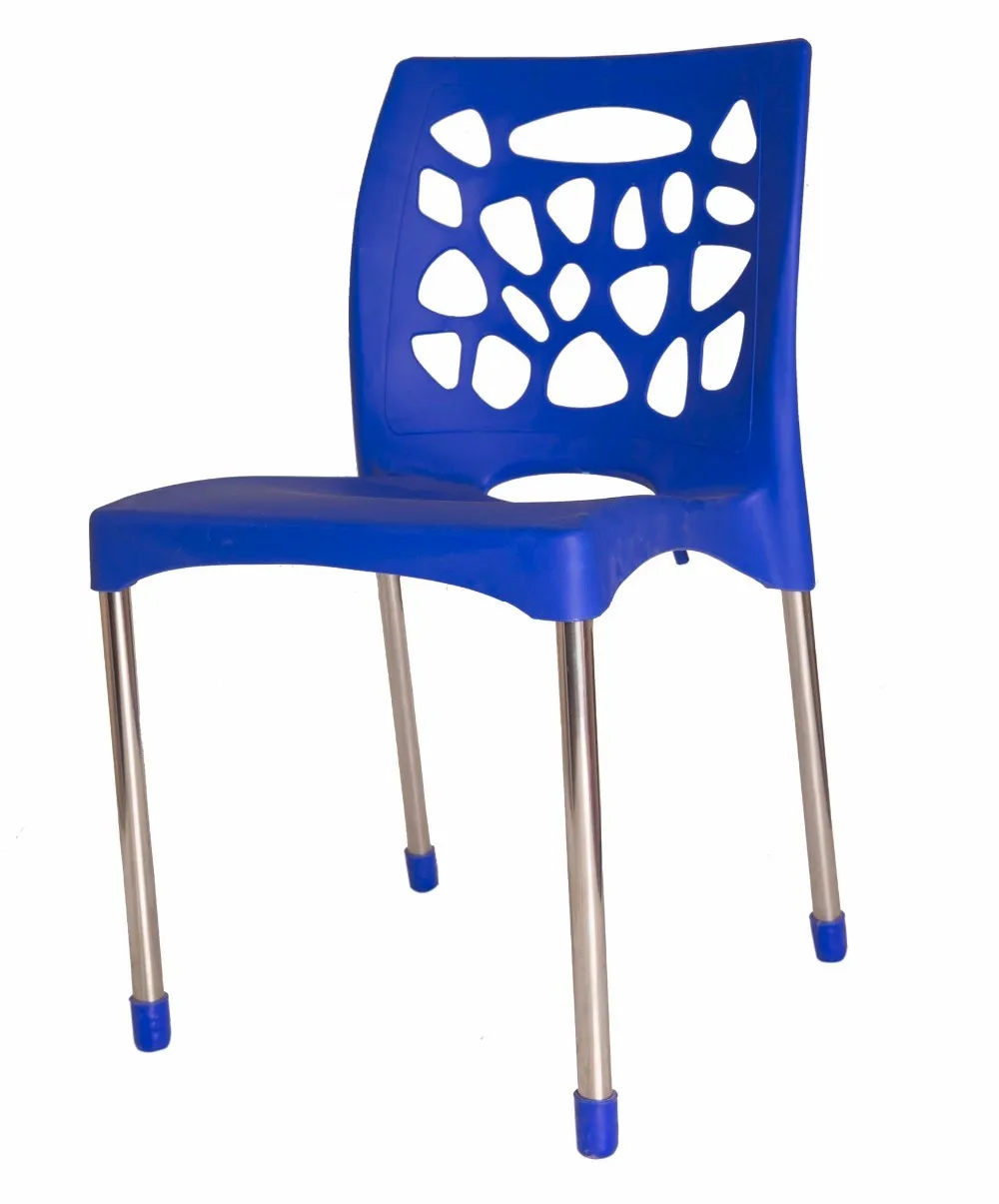 Classical Cool Designed Plastic Chair Stainless Steel Legs With