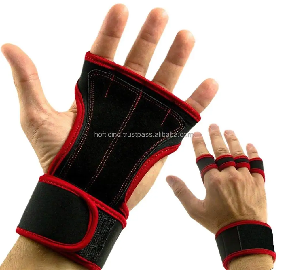Weight lifting Goves/ Best Gym Leather Padded Weight Lifting Training Crossfit Gloves