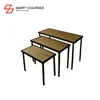 Clothing display table iron wood nesting table