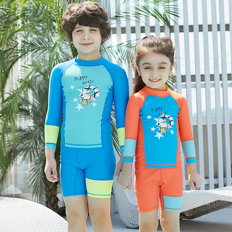 

boys girls newest Anti-UV quick dry nylon kids swimsuit