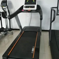 

New commercial treadmill used in gym fitness exercise