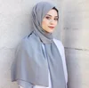 Scarf colorful high quality OEM ODM Hijab 75/80 x 190/200cm