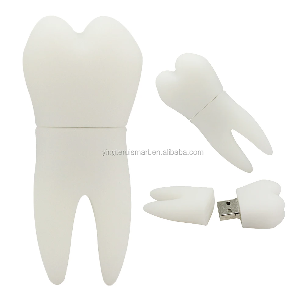 100% Real Capacity Tooth Shape USB Flash Drives 4GB 8GB 16gb 32GBG 64GB Teeth Pen Drive USB Disk Flash Memory Stick - ANKUX.COM