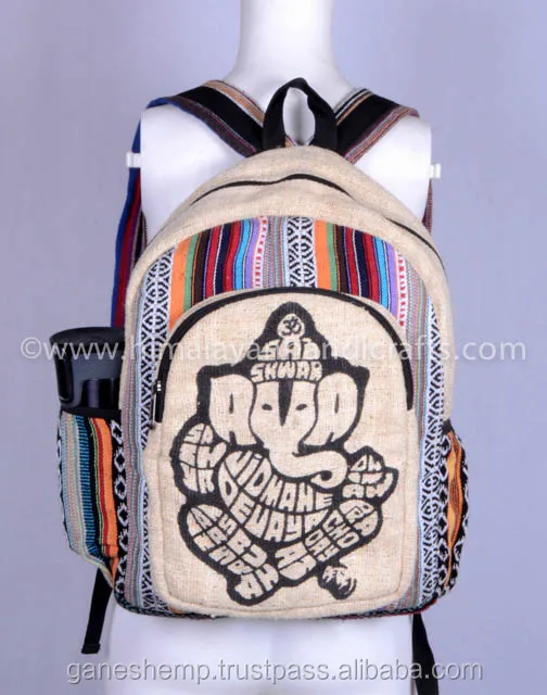 hemp canvas backpack