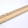 OEM Free sample Less knot Twist pattern yarn Natural material color Hand bag ropes