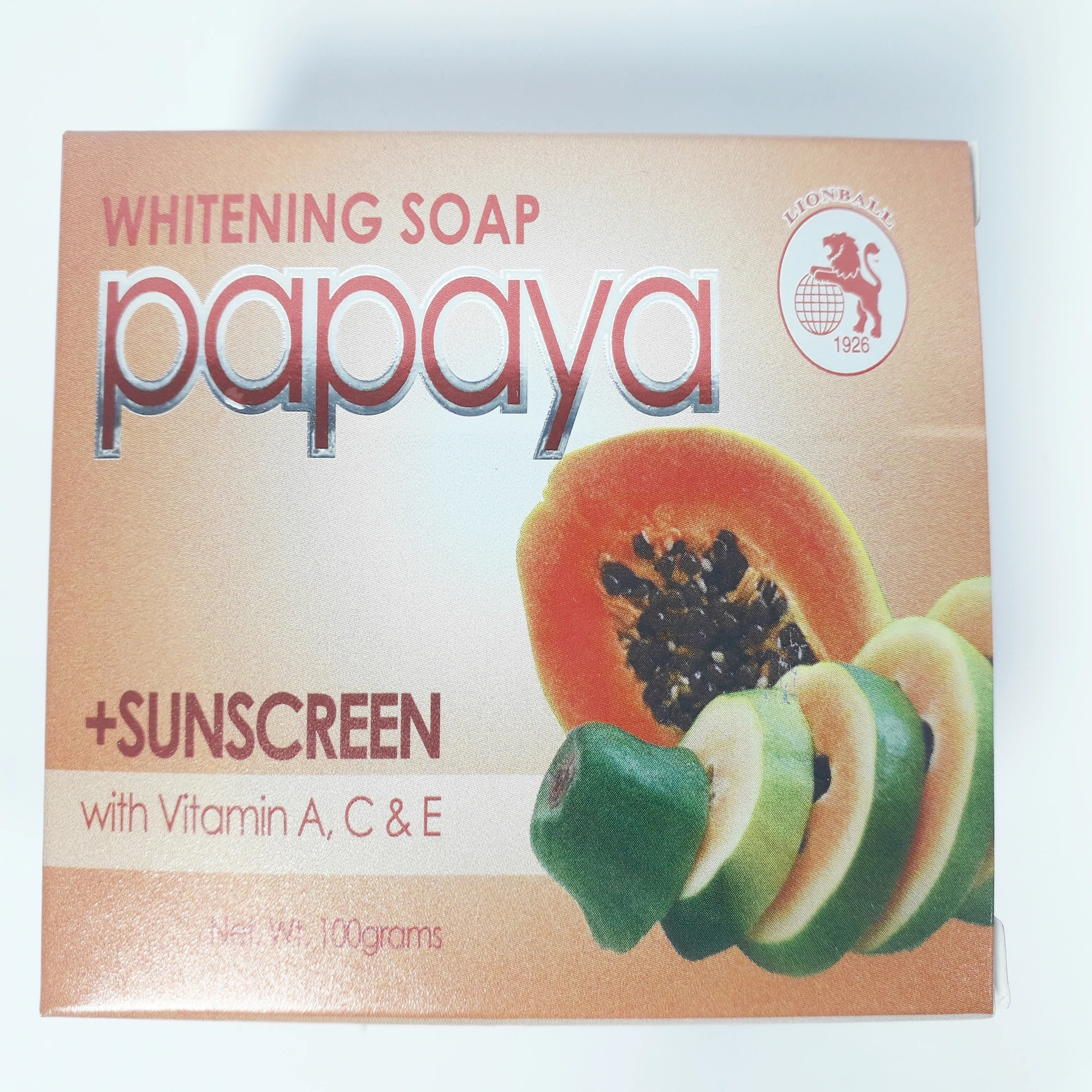 
Excellent Quality Best Skin Whitening Soap Papaya 100gm 