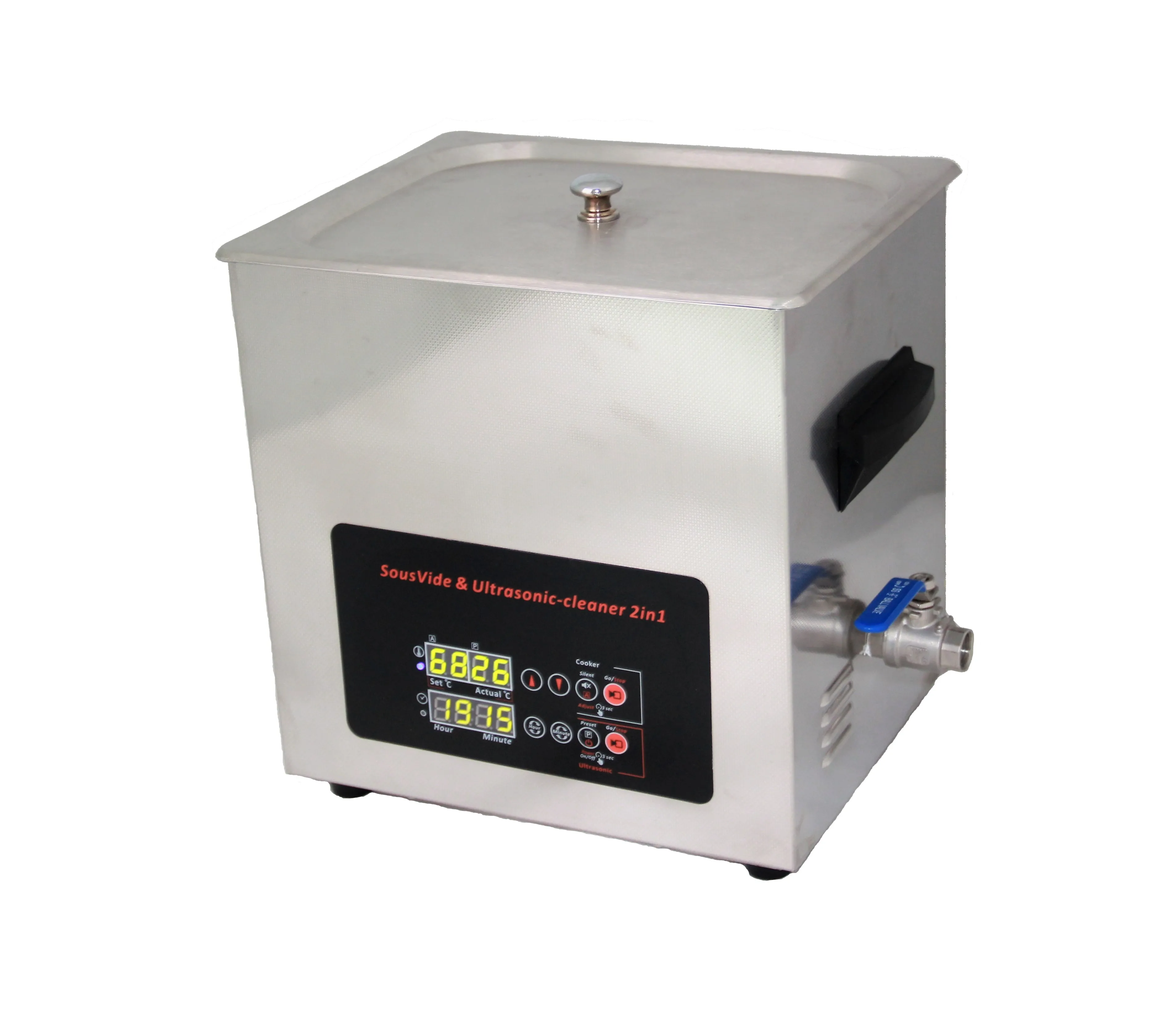 
Innovative Sous Vide cooker with Ultrasonic Even Precise temperature all the tank 2in1use as Cleaner plus 10L Sous Vide cooker 