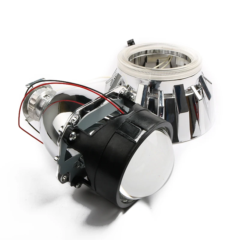 Whole Set Projector Lens + Angel Eyes + Conversion Line + Ac 12v 35w