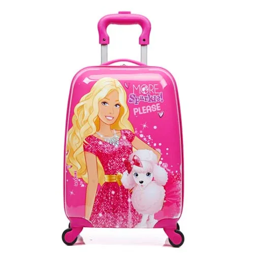 

Children School Luggage/14 16 inch ABS PC Cute All Print Wheeled Backpack /Trolley Bags Kids Suitcase /hello kitty, Customized