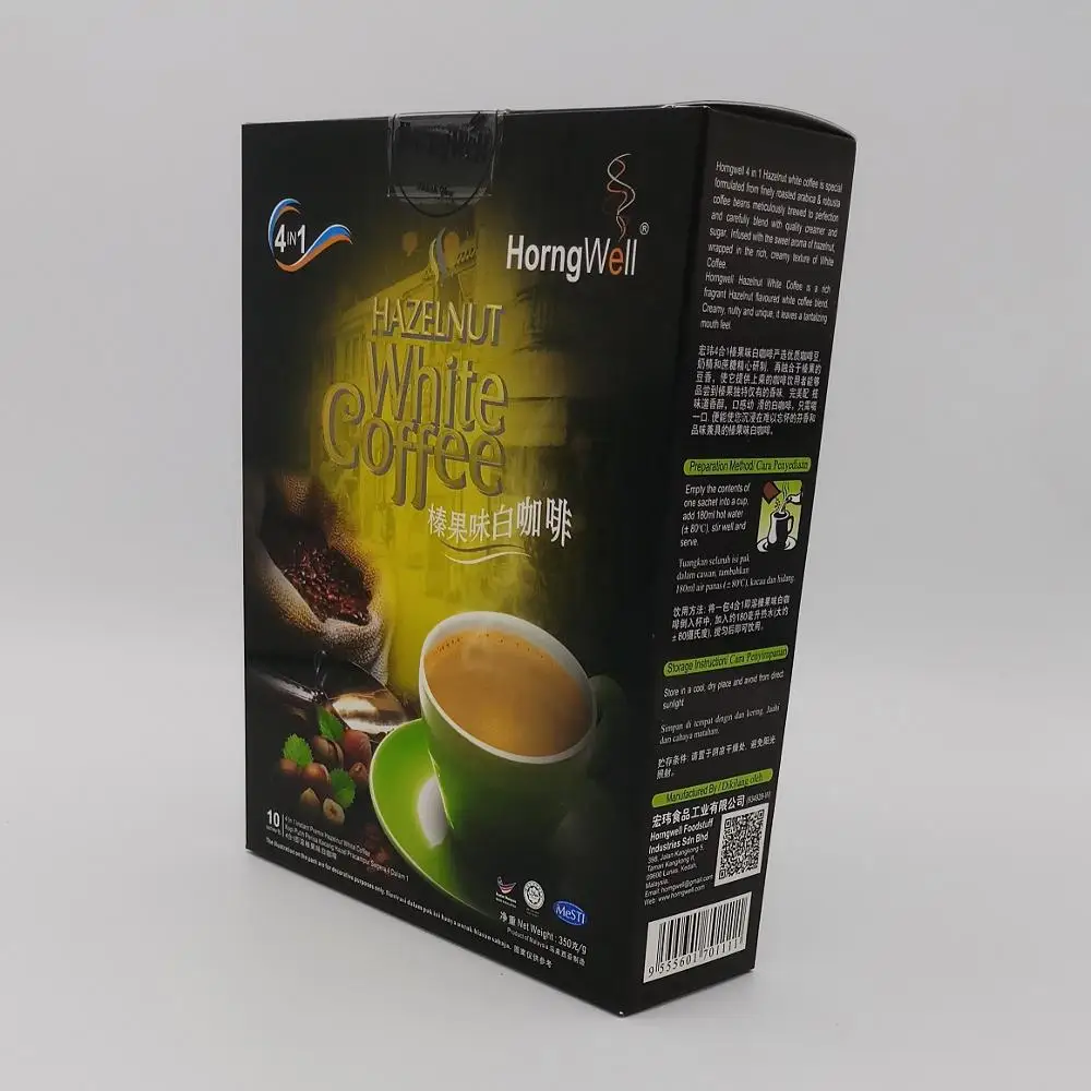
Malaysia Famous Hazelnut WHite Coffee 