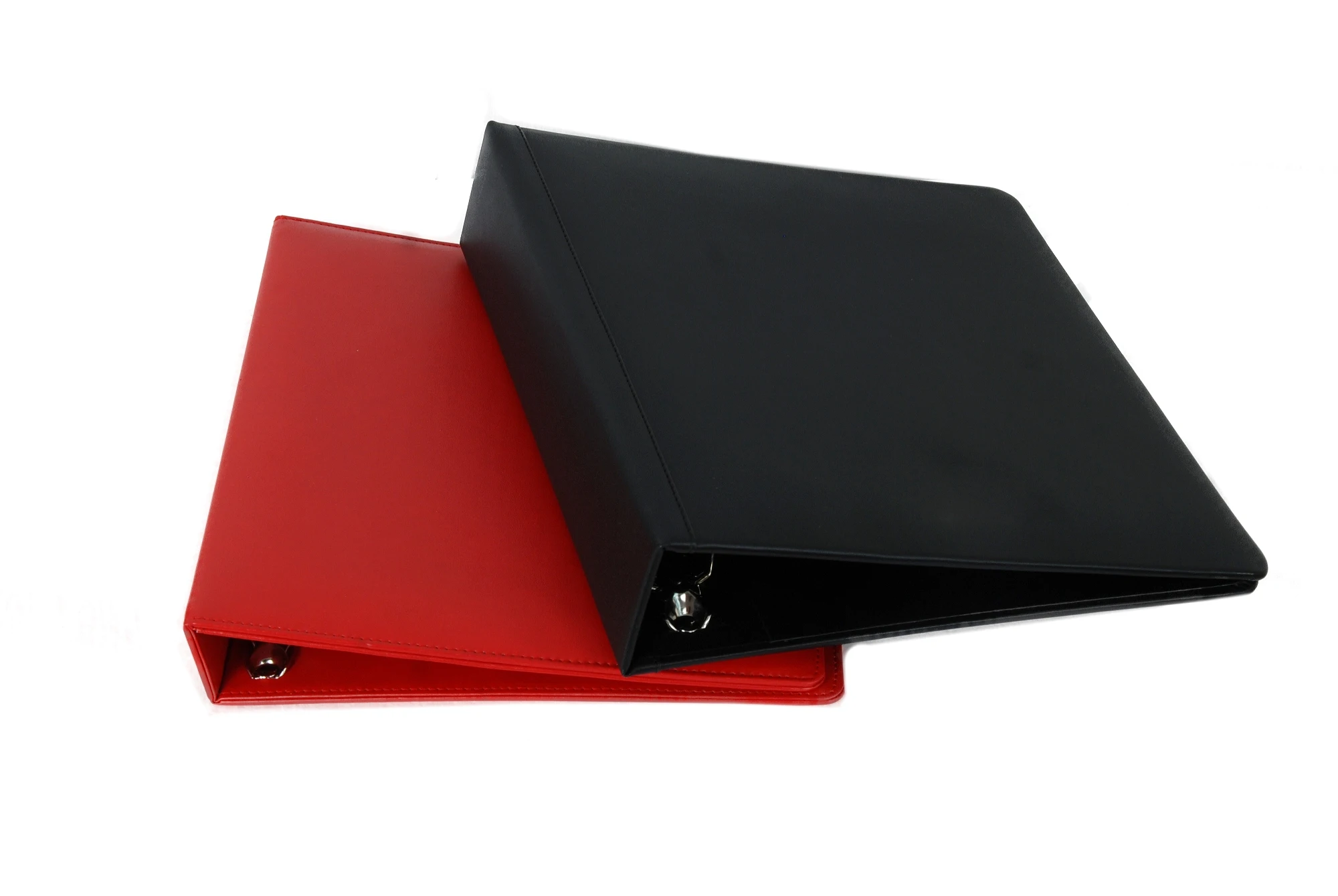 Hot Selling Custom Logo Faux Leather Ring Binder/leather Ring Binder