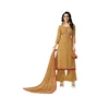 Brown Slab Cotton Palazzo Suit Online