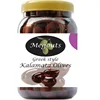 Kalamata olives in glass jar