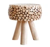 Stool Chair Indonesia Supplier Material Teak Wood for Living Room wood stool chair with Solid Wood