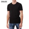 Men's Customized Promotional Plain Plus Size Black Solid Custom T-shirt form Bangladesh