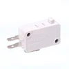 SH Electronic White SPDT 20A 125/250 VAC 2 Pin Lever PCB Terminal Mini Micro Switch