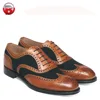Brown Oxford Shoes MEN'S BROWN DESIGNER OXFORDS STYLISH Shoes FASHION