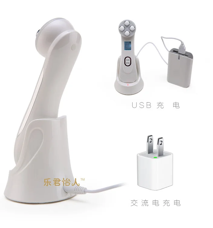 
private label portable multifunction mini facial EMS electroporation photon rf beauty device for home use skin care 