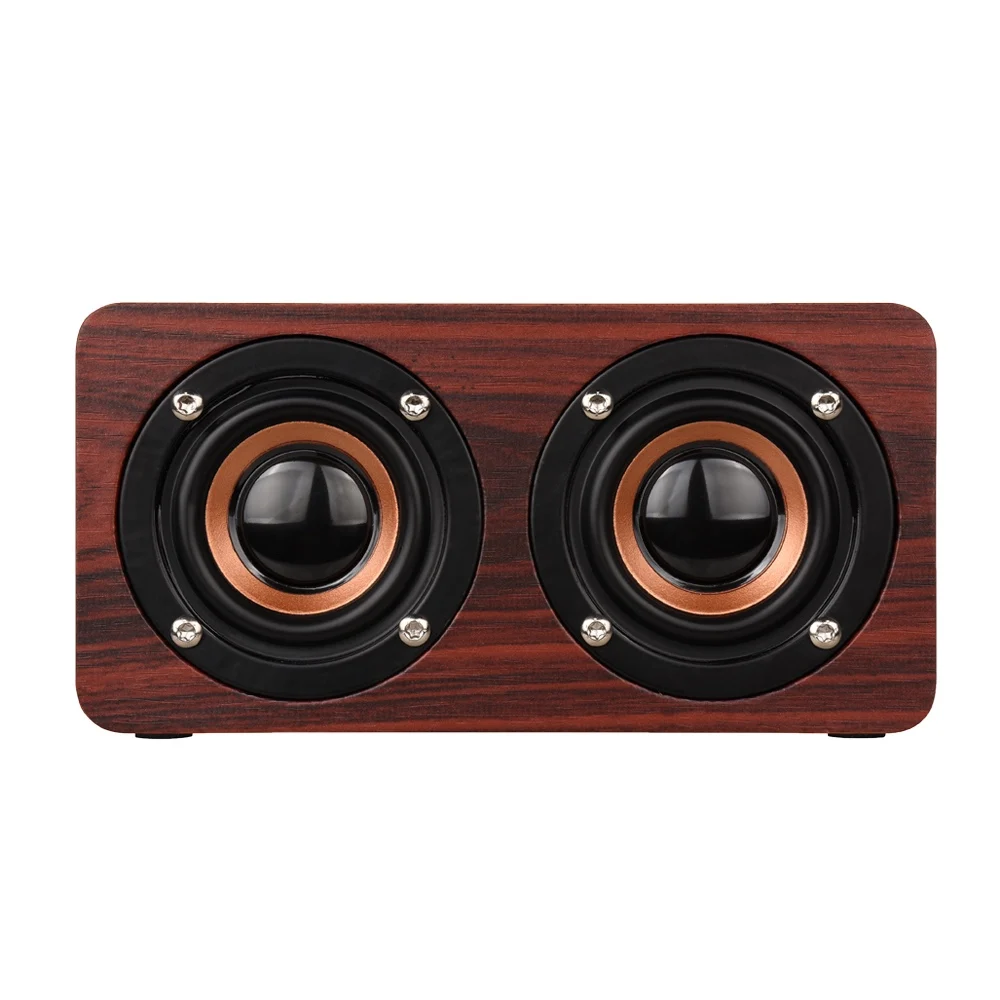 Portable Wireless Plywood Speaker, Allstar Mini Wooden Bluetooth Speaker - ANKUX.COM