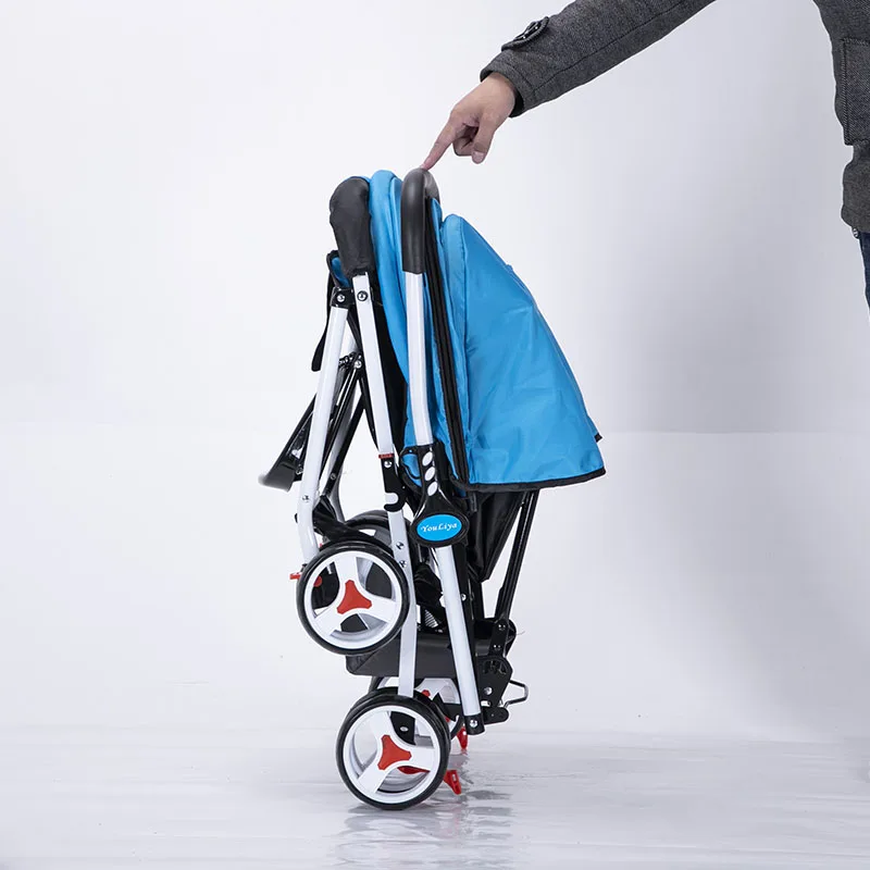 双向推时尚折叠婴儿车儿童婴儿车