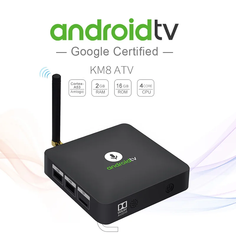 

Mecool KM8 4K Google Android Tv 8.0 2Gb16Gb TV Box With Voice Remote Control